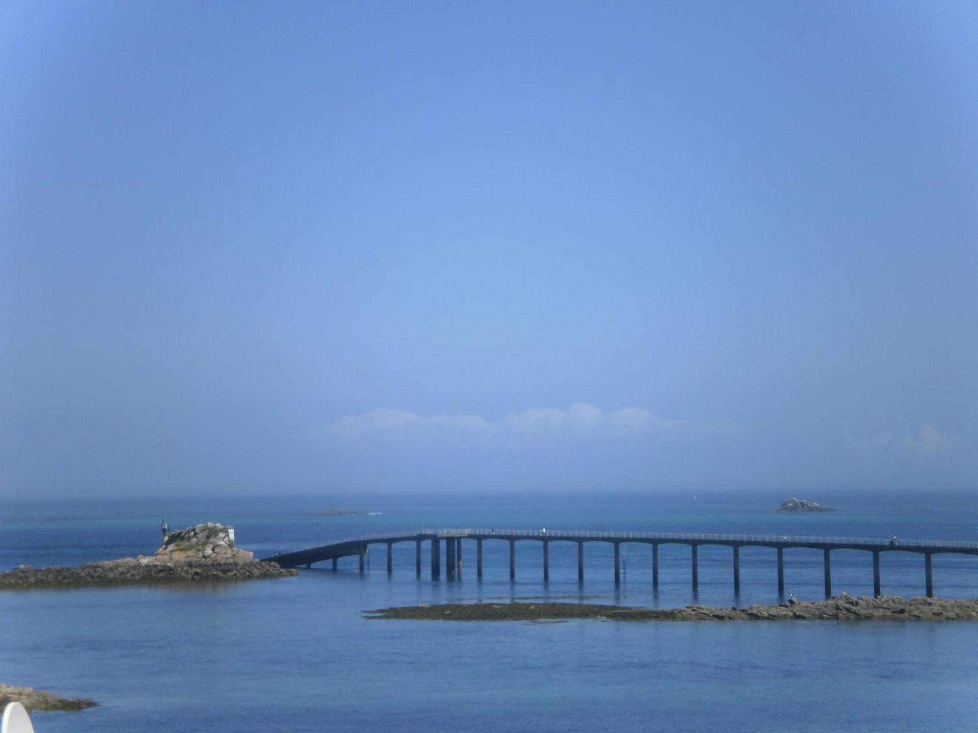 Logis Hotel Les Chardons Bleus Restaurant Le Bistrot De La Mer Roscoff Exteriér fotografie