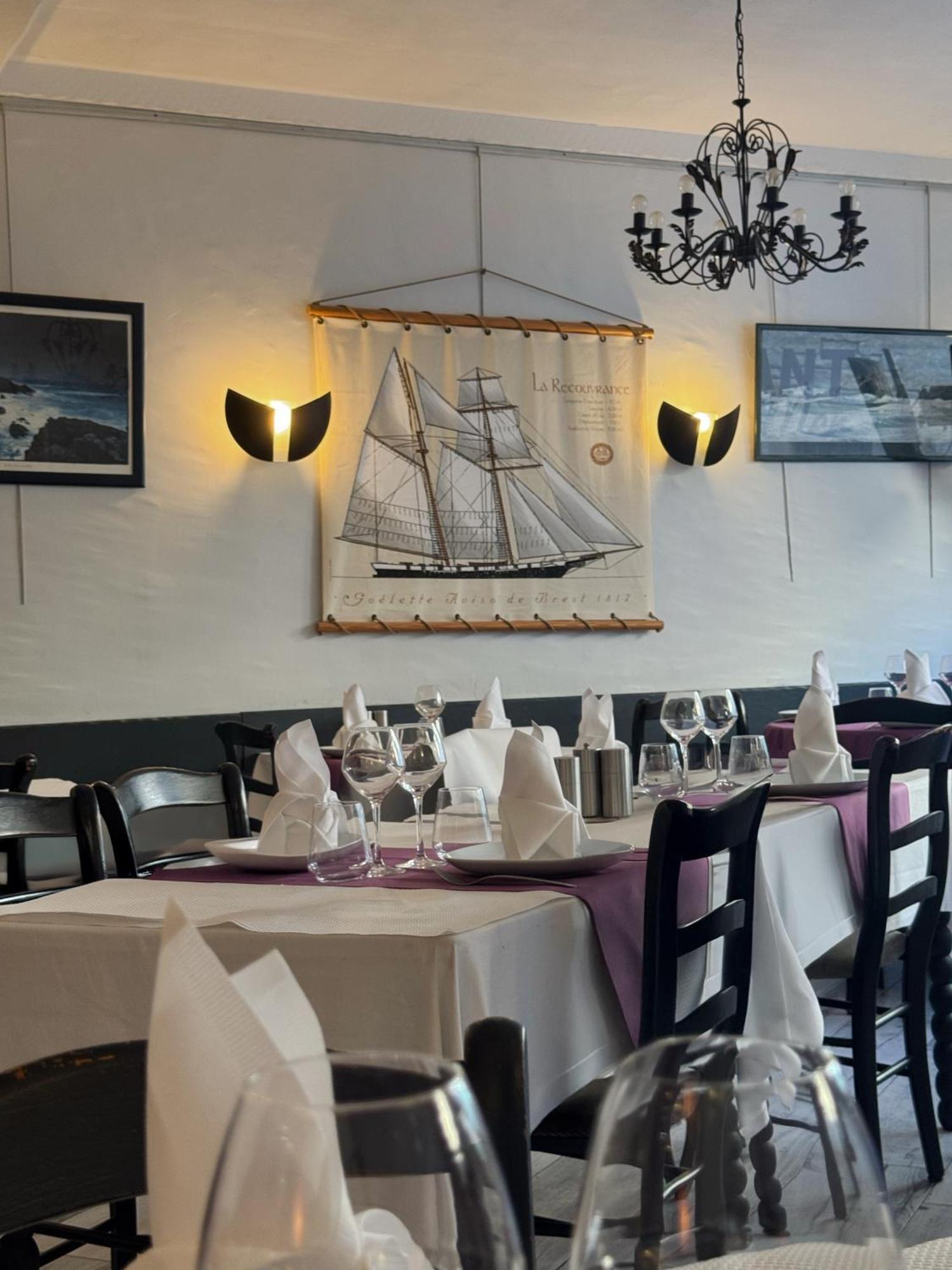 Logis Hotel Les Chardons Bleus Restaurant Le Bistrot De La Mer Roscoff Exteriér fotografie