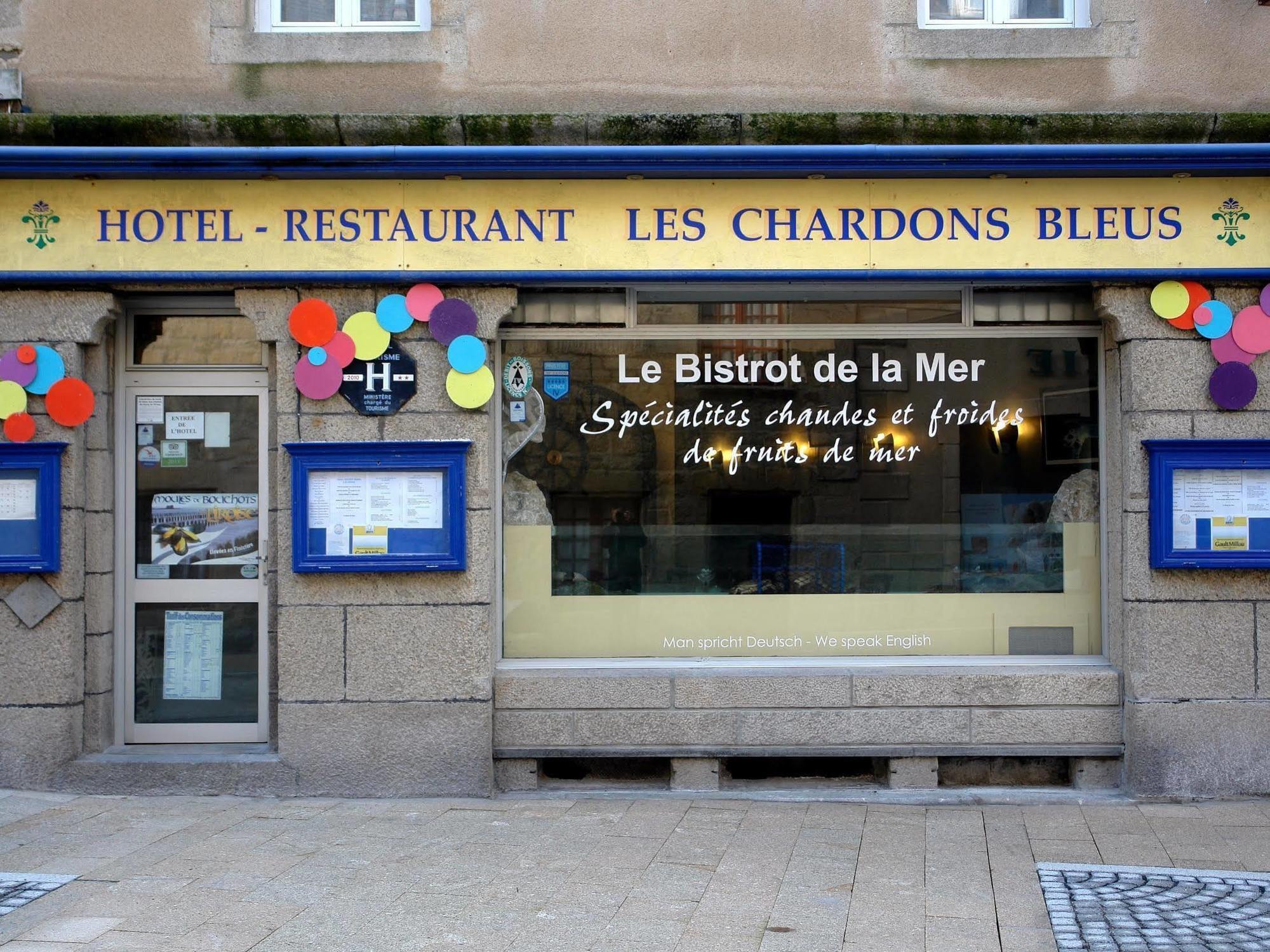 Logis Hotel Les Chardons Bleus Restaurant Le Bistrot De La Mer Roscoff Exteriér fotografie